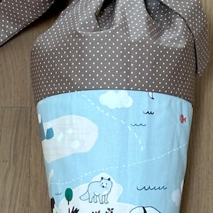 School cone sugar cone fabric cover sewn
