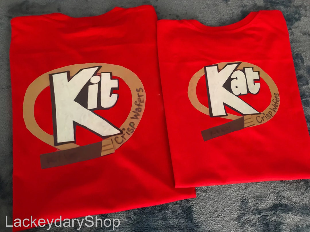 Kit Kat Shirt Kitkat Couples Halloween Costume Best Friend Bff Etsy