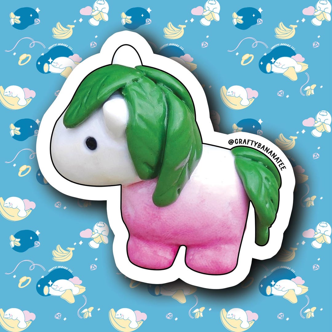 Polymer Clay Horseradish Sticker - Etsy
