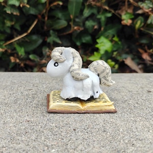 Handmade Polymer Clay Pony Tale: Horror Desk Buddy / Trinket