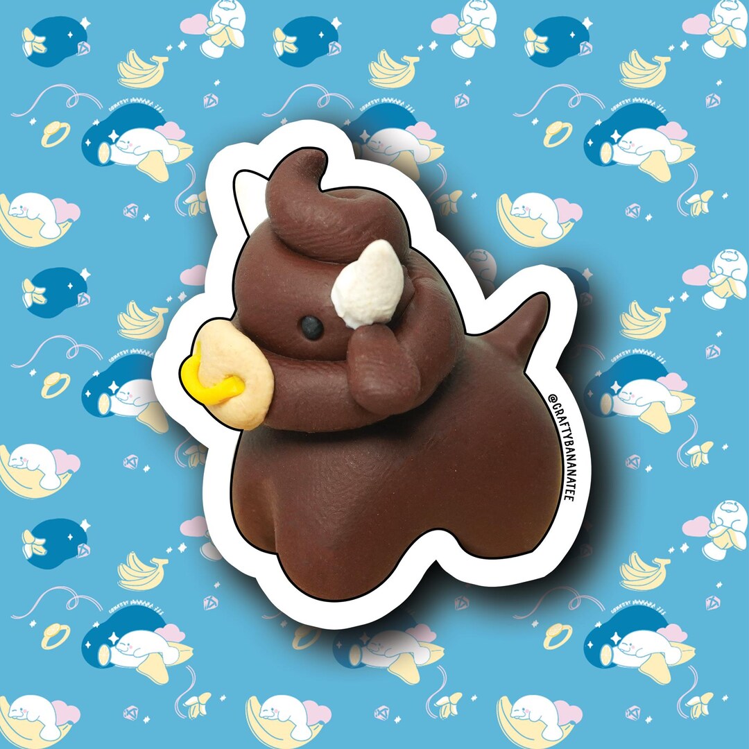 Polymer Clay Bullsh*t Sticker - Etsy