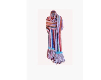 Claudia Full-Length Fringed-Wrap