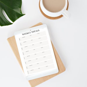 Beauty Industry weekly income plus tips tracker