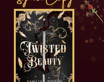 Twisted Beauty Hardback by Amelia J. Rivers Novel Standard Cover hardcover