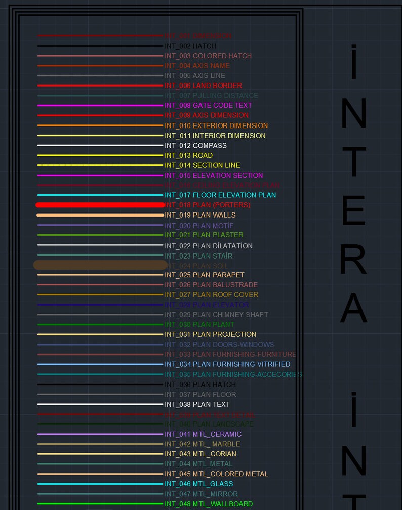 Autocad Layers, Huge Autocad Block Archieve, CAD Design, 2D Drawings ...