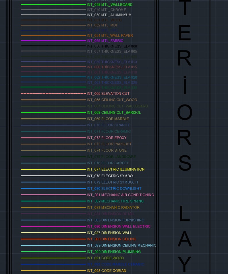 Autocad Layers, Huge Autocad Block Archieve, CAD Design, 2D Drawings ... image.