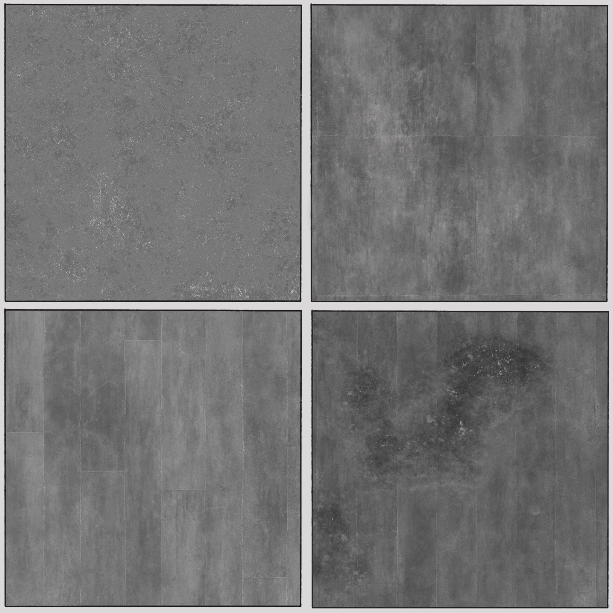 12 Seamless Concrete Texture Brush for Procreate, Procreate Brush Set