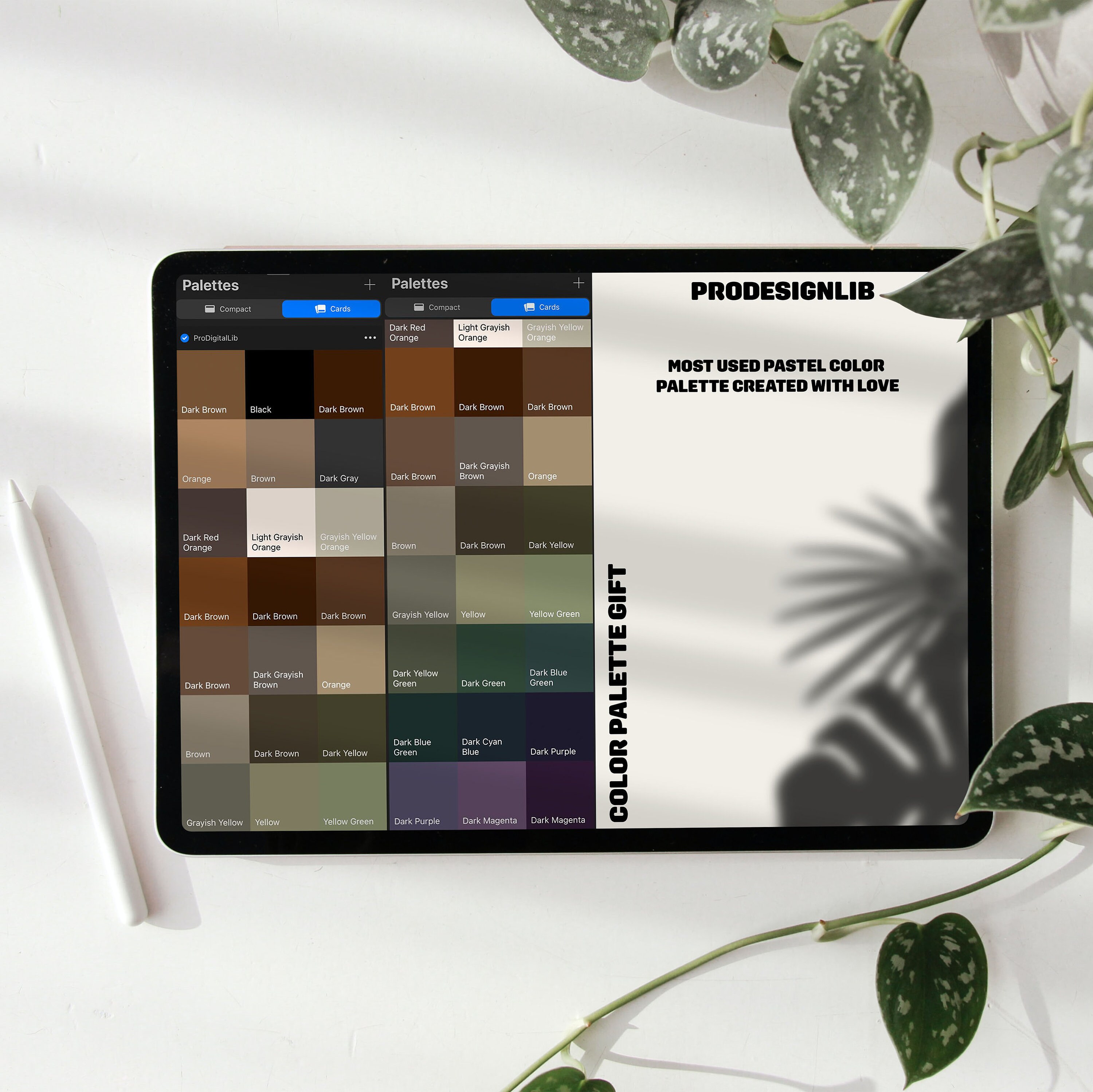 12 Seamless Concrete Texture Brush for Procreate, Procreate Brush Set