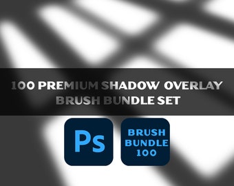 100 Shadow brushes for Photoshop, Photoshop brush, Brushes bundle, Shadow brush, Shadow Photoshop, Photoshop, digital brushes