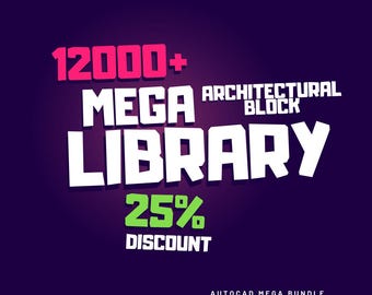 12000+ AutoCAD Blocks: Mega 2D Architectural Library (PDF Download)