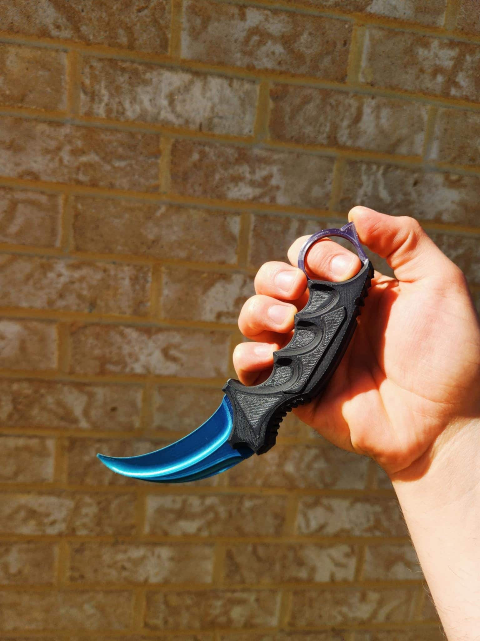Karambit | CS2 Karambit Knife | Portable Roleplay Prop | CSGO |Gaming Setup | Cosplay | Fidget Toy | CS2 |AUS