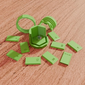 Behuizing kleine dobbelstenen STL | DND siliconen malhoes (3D-afdrukbestand)