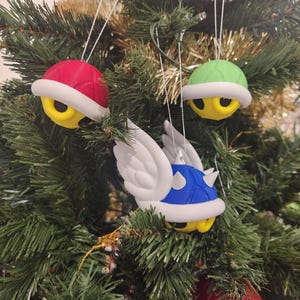 Mario Koopa Shell Christmas Bauble | Koopa Shell | Green shell | Red shell | Blue shell | Xmas | Christmas | Mario | Gaming | Nintendo | AUS