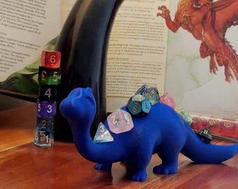 3D Printed Dinosaur Dice Holder | D&D RPG Dice