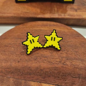Super Mario Stern Ohrringe | Super Mario | Ohrringe | Geschenk | Niedlich | Mario | Spielen | Nintendo | AUS