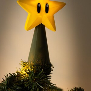 Super Mario Star Tree Toppernull
