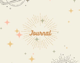 Minimalist Digital Journal| Blank Notebook Digital Printable Journal ...