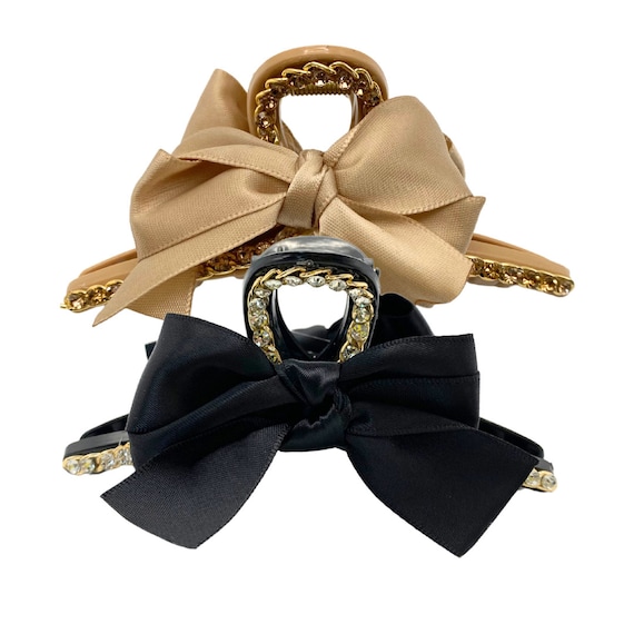 Bestiee 2-packs Hair Bow Claw Clips for Women Girls, 5.9  display picture 1