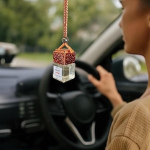 Sweet Orange Car Diffuser - Glass Hanging Bottle
