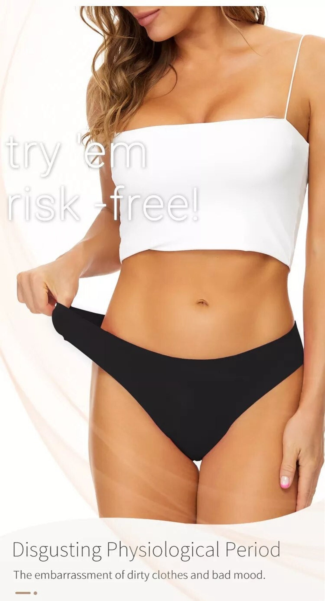 Menstrual Panty 4layer Panty Seamless Menstrual Panties Etsy