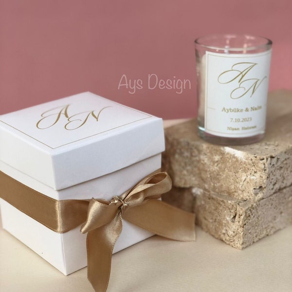 50 PCS Personalized Wedding Candle Favors for Guest, Engagement Candle Favors, Bubble Candle Wedding Favor, Baptism Candle Favors