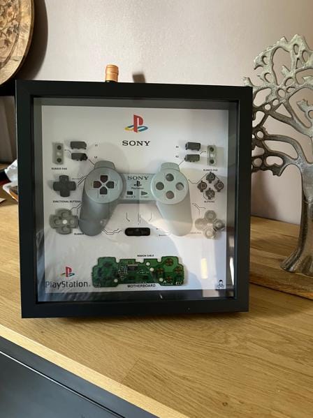 Custodia Di Ricambio Per Playstation Classic PS One, Custodia Trasparente Per Console Di Gioco PS1 Con Accessori Per L'installazione (viola Trasparente - Foto 11