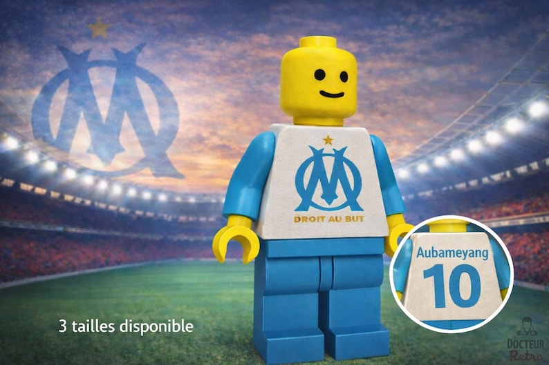 Olympique de Marseille (OM) figurine, customization available image 1