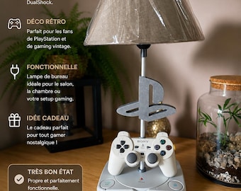 Playstation lamp psone dualshock controller deco gaming room geek