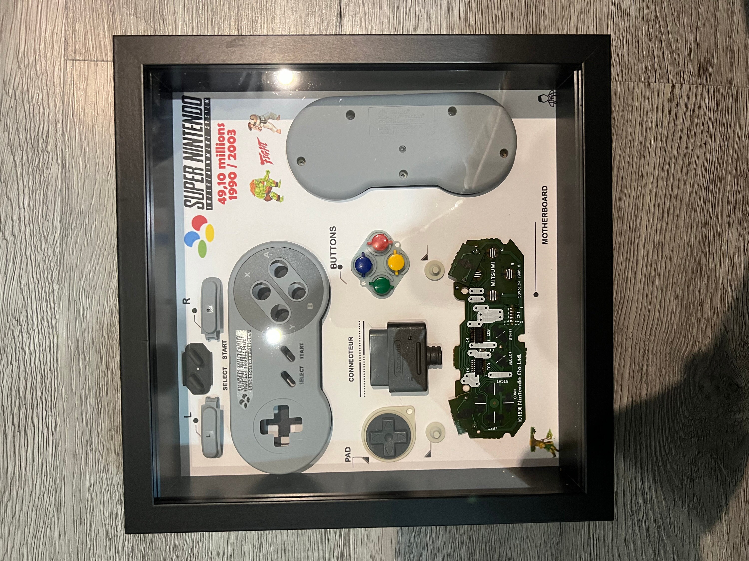 Super Nintendo Controller Diorama Frame - Etsy Israel