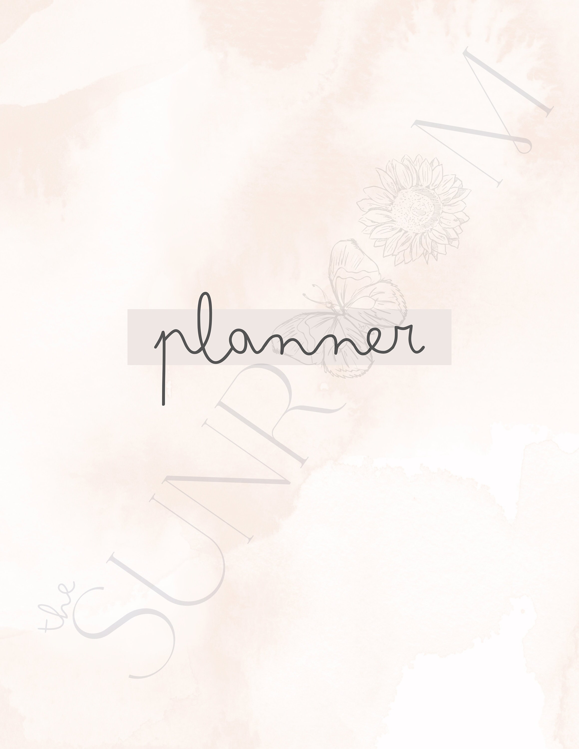 ADHD Planner, Planner Printable, Planner Template, Planner Digital ...