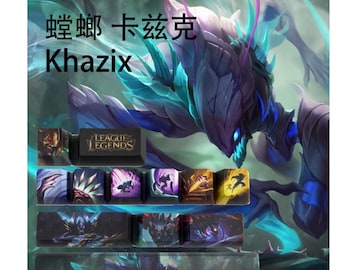 League of Legends Khazix Keycaps | OEM Profile | Gaming | Anime | Custom