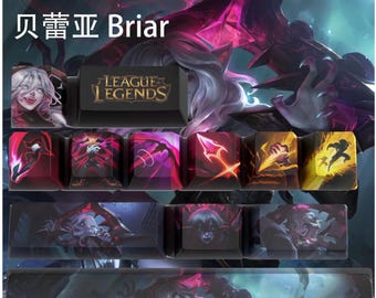 League of Legends Briar  Keycaps | OEM Profile | Gaming | Anime | Custom