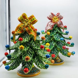Ceramica di Caltagirone Christmas Tree 28cm