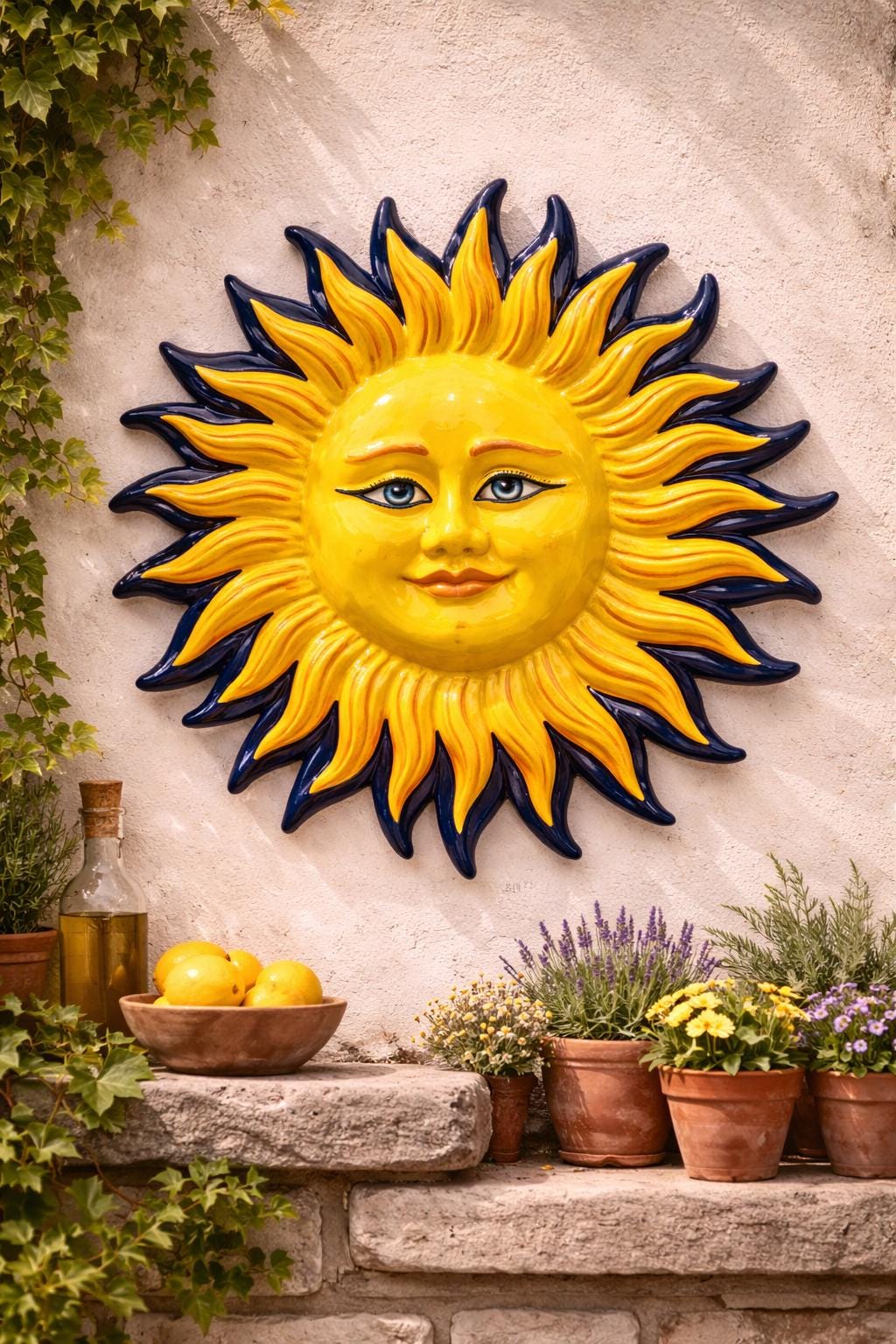 Italian Ceramic Sun - Etsy Australia