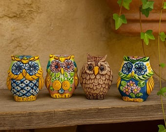イタリア陶器 フクロウの置物 ピアネタ セラミカ ヴィエトリ陶器