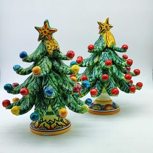 Ceramica di Caltagirone Christmas Tree 21 CM