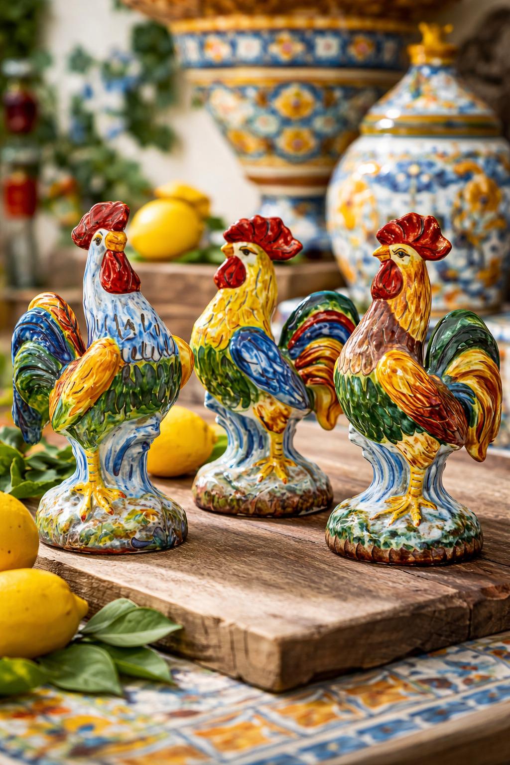 Rooster vase italy - Etsy 日本
