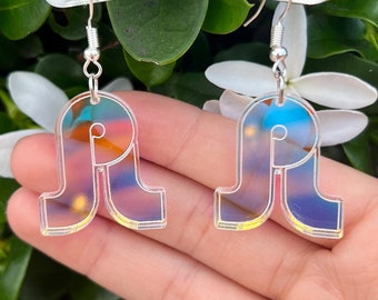 Pretty Lights Earrings Iridescent Color Changing Earrings EDM Jewelry Music Festival Rainbow Accessories Fun Music Festival Earrings