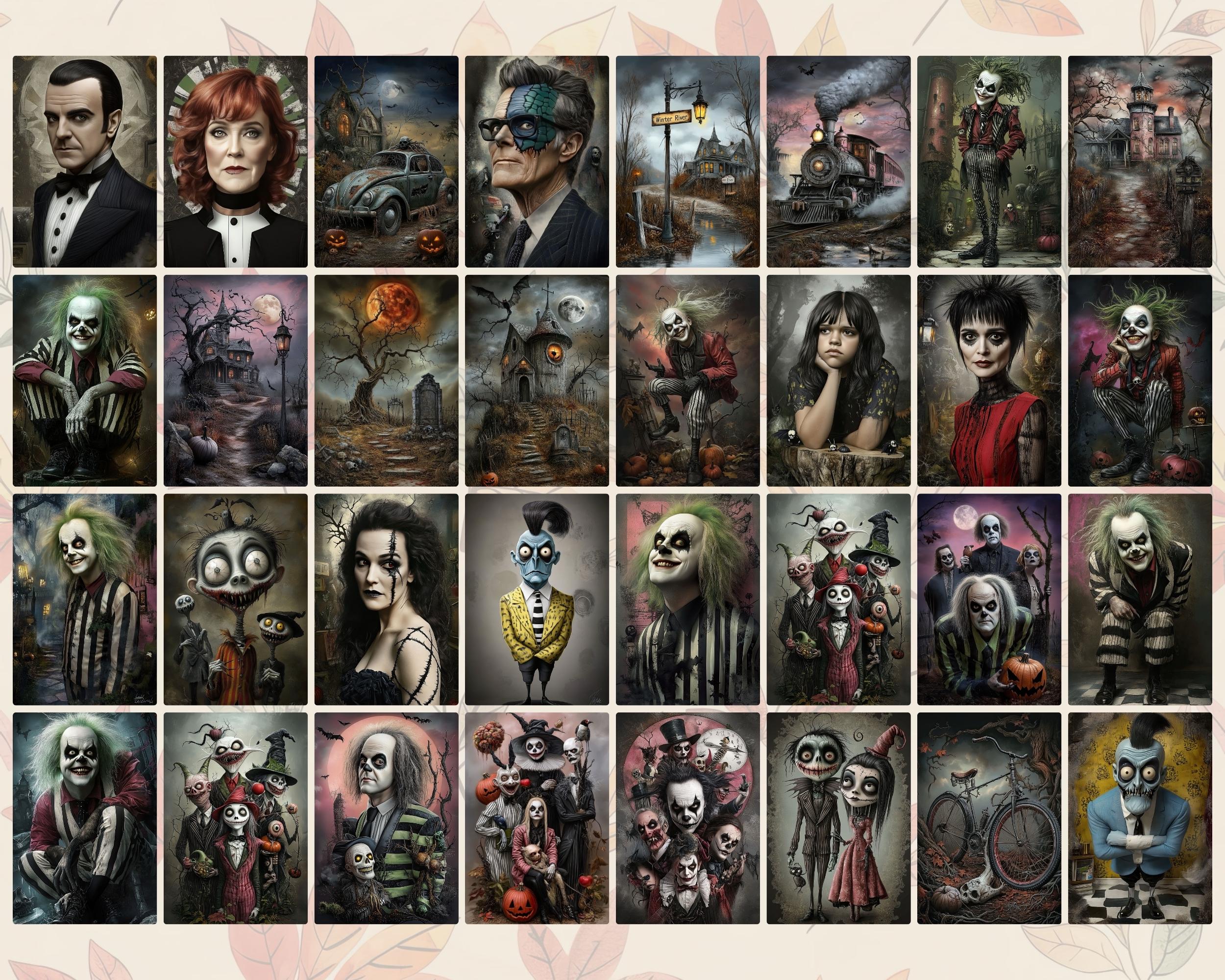 ホラー映画のハロウィンジャンクジャーナルページ：不気味な