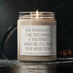 Scented Candle For Best Friend Gift, Friendship Gift, Bestie Gift, Birthday Best Friend Gifts For Her, Christmas Best Friends Forever Gift