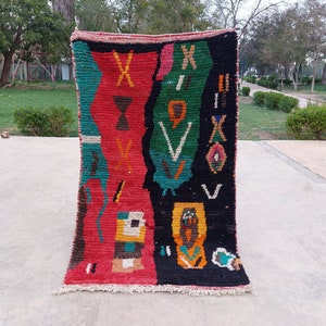 Amazing Original Moroccan rug ,Colorful bedroom carpet  ,Natural Colored Rug ,Moroccan Berber Design Rug ,Tufted Rug Made To Custom Size.
