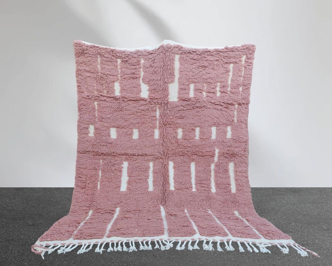 Elegant Pink Carpet ,pink Berber Rug ,loose Pink Carpet ,hand-knotted ...