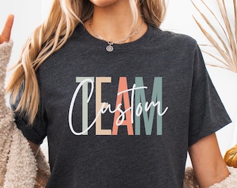 Camisetas de companheiros de equipe, camisetas de time dos sonhos, presentes para companheiros de equipe, melhor time de todos os tempos, melhor camiseta de time, camiseta de time de trabalho, camisetas de companheiros de equipe, funcionário e colega de trabalho