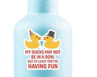sarcastic stickers, funny stickers, adhd stickers, neurodivergent, memes, adhd distracted, laptop sticker, water bottle sticker, funny duck