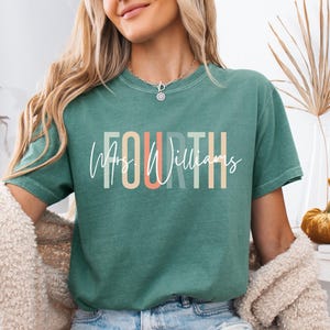 fourth grade teacher team tshirt, 4th grade teacher, fourth grade squad, matching shirts 4th grade shirts, comfort colors fourth grade