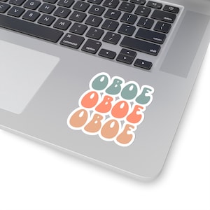 Oboe Aufkleber, Oboeist Aufkleber, Oboe Spieler, Oboe Schüler, Oboe Lehrer, Oboe Geschenk, Oboeist Geschenk, Oboe Wasserflasche Aufkleber
