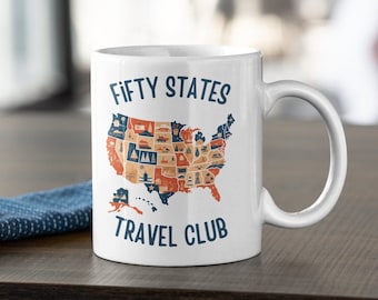 50 states travelled, 50 states traveled, 50 states traveller, 50 states traveler, state trippers, state tripper, fifty states travel gift