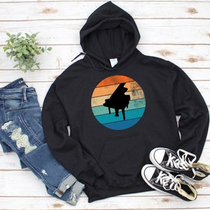 Piano Hoodie, Piano student gift, piano teacher sweatshirt, piano shirt, gift for piano lover, musician hoodie, musician gift, music lover