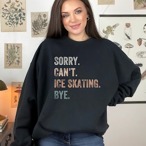 Iceskating sweatshirt, Ice skater sweatshirt, Ice skater gift, Figure skater sweatshirt, Figure Skater Gift, Figure Skating Lover, Iceskater