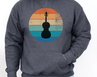 Violin Hoodie, Violin Player Sweatshirt, Orchestra hoodie, violin lover hoodie, string teacher gift, violin lessons gift, string lover shirt